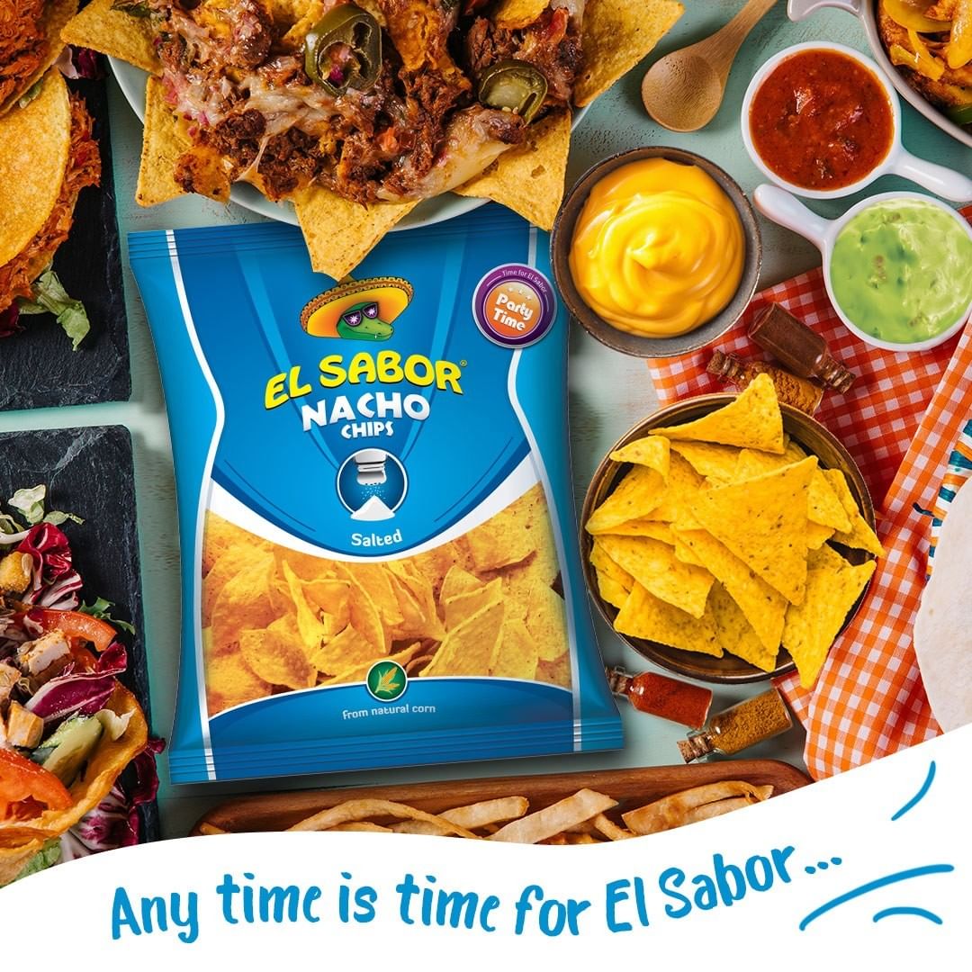 El Sabor Nacho Chips Salted G Ritdha Marketing